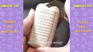 Most Satisfying Soap Carving ASMR Video ! relaxing sound (no talking) ! P09