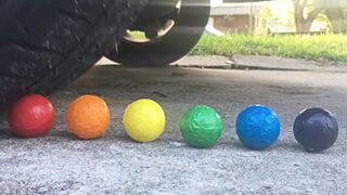 CRUSHING BATH BOMBS AND FLORAL FOAM ( WET Vs DRY AND FROZEN ) By CAR - SATISFYING ASMR