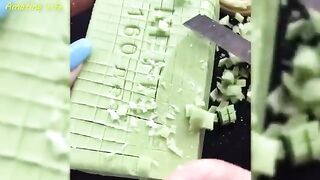 Soap Carving ASMR ! Relaxing Sounds ! ( no talking ) Satisfying ASMR Video Compilation ! P10