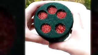Crushing Soaked Floral Foam ! Most Satisfying ASMR Video Compilation