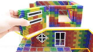 Satisfying Magnet Balls | How To Make Future House Have Triple Pool And Rooftop Diving Board ASMR