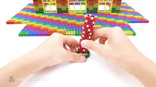 DIY ASMR | How To Make Royal Palace With Double Rainbow Slide From Magnet Balls | Satisfying Video