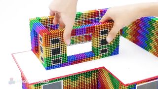 How To Build Beautiful Mega Villa, Swimming Pools For Hamster From Magnetic Balls (Satisfying ASMR)