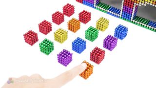 Build Owl Playground with Love House and Swimming Pools for Hamster  From Magnetic Balls Satisfying