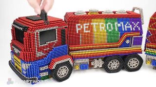 ASMR Satisfying -  Build Giants Petro Truck With Magnetic Balls From Magnet World