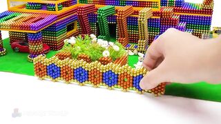 DIY - Build Mega Villa House Has Pool Fish Tank Slime For Hamster With Magnetic Balls (Satisfying)
