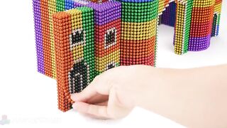 DIY - How To Build Mega Castle Cat House From Magnetic Balls (Satisfying ASMR) | Magnet World Series