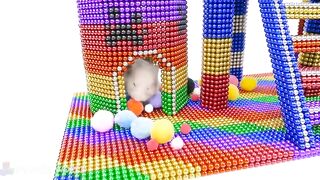 DIY - How To Make Amazing Hamster House From Magnetic Balls (Satisfying ASMR) | Magnet World Series