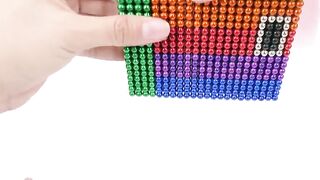 DIY - How To Build Farmhouse Minecraft  From Magnetic Balls (Satisfying ASMR) | Magnet World Series