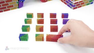 DIY - How To Build Stonebridge Village From Magnetic Balls (Satisfying Videos) | Magnet World Series
