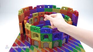 DIY - HowTo Make Playground Colosseum Rome For Hamster (ASMR Satisfying) | Magnet World Series #224