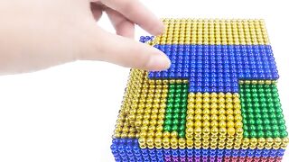 DIY - How To Make Awesome CatBus From Magnetic Balls (Satisfying) | Magnet World Series #210