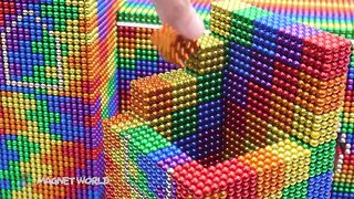 DIY - Build Beautiful House for Kitten Cat From Magnetic Balls (Satisfying) | Magnet World Series