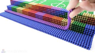 DIY -  Build Wembley Stadium From 100,000 Magnetic Balls (Satisfying) | Magnet World Series