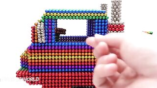 DIY - How To Make Truck Carrying Worms From Magnetic Balls (Satisfying) | Magnet World Series