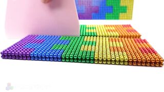 Eel vs Scorpion - Build Ancient Pyramid From Magnetic Balls (Satisfying) | Magnet World Series