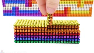 How To Build Beautiful Eel Pond From Magnetic Balls (Satisfying) | Magnet World Series