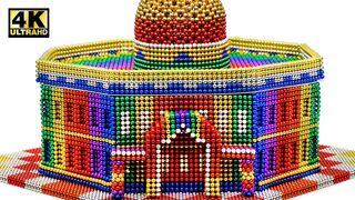 Most Creative - How To Build Dome of The Rock From Magnetic Balls (Satisfying) | Magnet World Series