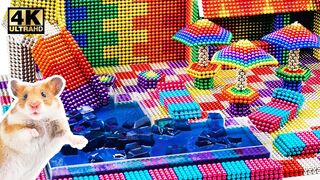 DIY - Build Jello Pool For Pet From Magnetic Balls (Satisfying) | Magnet World Series