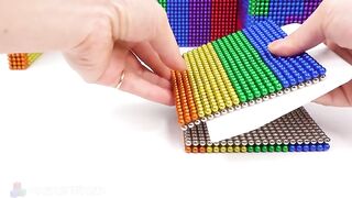 How To Build Large House, Mini Pool From Magnetic Balls (Satisfying) | Magnet World Series
