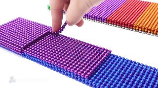 Most Creative - Make Turtle Ship From Magnetic Balls (Satisfying) | Magnet World Series