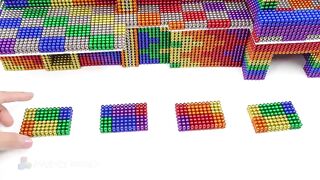 Build Most Beautiful Mansion Swimming Pool From Magnetic Balls (Satisfying) | Magnet World Series
