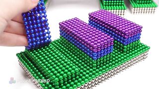 DIY - How To Build Amazing Chinese Bridge Castle From Magnetic Balls (Satisfying & Relax)
