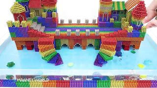 DIY - How To Make Amazing Bridge Castle on Water From Magnetic Balls (Satisfying) | Magnet World