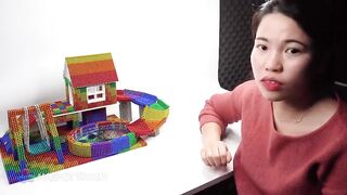 DIY - How To Build Tortoise Slide House From Magnetic Balls (Satisfying & Relax) | Magnet World