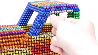 DIY - How To Make Trash Truck Car From Magnetic Balls (Satisfying & Relax) | Magnet World Series
