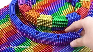 Most Creative - How To Build Basketball Stadium From Magnetic Balls (Satisfying & Relax)