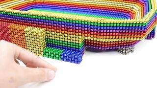 DIY - How To Build Stadium Playground For Pet From Magnetic Balls (Satisfying) | Magnet World Series