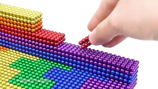 DIY - How To Make Rhino Car For Rat From Magnetic Balls (Satisfying) | Magnet World Series