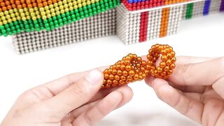 DIY - How To Make Rhino Car For Rat From Magnetic Balls (Satisfying) | Magnet World Series