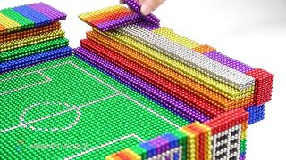 Build Anfield Stadium of Liverpool FC From Magnetic Balls (Satisfying) | Magnet World Series