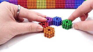 DIY - How To Make Book Fountain From Magnetic Balls (Satisfying) | Magnet World Series