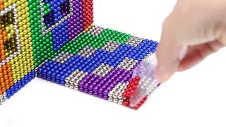 DIY - Build Christmas House For Hamster From Magnetic Balls (Satisfying) | Magnet World Series