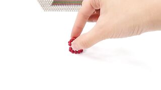 Can he escape? Build 3-Level Maze For Hamster From Magnetic Balls (Satisfying) | Magnet World Series