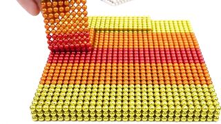 DIY - How To Make Haul Truck BelAZ 75710 From Magnetic Balls (Satisfying) | Magnet World Series