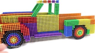 DIY - How To Make An Aquarium Truck From Magnetic Balls (Satisfying) | Magnet World Series