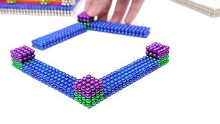 DIY - How To Build Japanese Temple From Magnetic Balls (Satisfying) | Magnet World Series