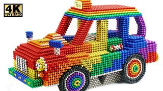 DIY - How To Make Crazy Taxi Car From Magnetic Balls (Satisfying) | Magnet World Series