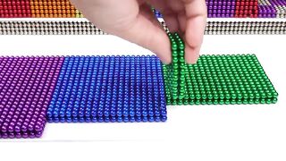 Most Creative - Make Harry Potter Knight Bus From Magnetic Balls (Satisfying) | Magnet World Series