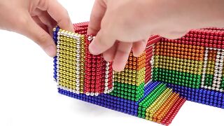 DIY - How To Build Mini Villa Model From Magnetic Balls (Satisfying) | Magnet World Series