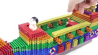 DIY - How To Make Ship In Bottle From Magnetic Balls (Satisfying) | Magnet World Series
