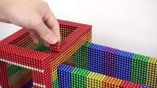 Build Magnetic Balls Mansion House (satisfying) | Magnet World Series