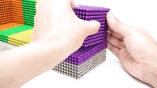 DIY - How To Make Fortnite Battle Bus From Magnetic Balls (Satisfying) | Magnet World 4K