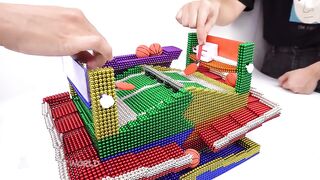 DIY - How To Make Amazing Ping Pong Game From Magnetic Balls ( Satisfying ) | Magnet World 4K