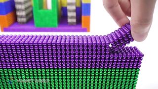 DIY - How To Make NBA Basketball Board Game From Magnetic Balls ( Satisfying ) | Magnet World 4K