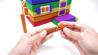 DIY - How To Build Kame House ( Dragon Ball ) From Magnetic Balls (Satisfying) | Magnet World 4K